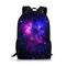 zaino con stampa galassia - resistente ed elegante zaino per la scuola con nebulosa spaziale con spalline regolabili in tessuto oxford cerniera di grande capacità ideale come regalo per il rientro a scuola - spazioso bookbag dal design notte stellata