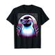 Cool Penguin 80er Retrowave 90er Vaporwave Emperor Penguin T-Shirt