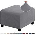 fodera per pouf elasticizzata fodere per pouf quadrate protezione per mobili sgabello pieghevole protezione per mobili fodera morbida con fondo elastico