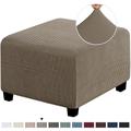 fodera per pouf elasticizzata fodere per pouf quadrate protezione per mobili sgabello pieghevole protezione per mobili fodera morbida con fondo elastico