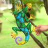 1pc gecko metal wall art decor 3d gecko appeso arte della parete in metallo appeso decorazione della parete per interni esterni home office bagno cucina camera da letto soggiorno giardino