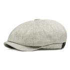 Per uomo Berretto cappello Beretti newsboy Nero Kaki Biancheria La moda degli anni '20 Retrò Formale Ufficio Giornaliero Tinta unita / tinta unita Casuale
