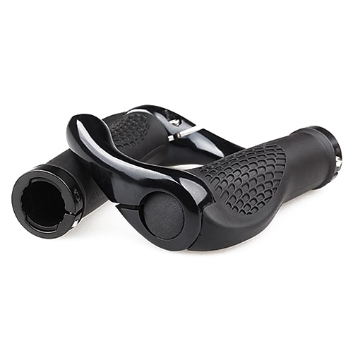 Manopole per manubrio bici Braccioli riposo 128 mm Design ergonomico Bici da strada Mountain bike Ciclismo Bianco Nero Rosso