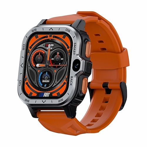 LOKMAT APPLLP 4 MAX Orologio intelligente 2.02 pollice Smartwatch cellulare 4G LTE 3G 4G Bluetooth Contapassi Promemoria chiamata Localizzatore di attività Compatibile con Android iOS Unisex GPS