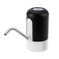 Pompa per bottiglia d'acqua da 1 pezzo, pompa elettrica per bottiglia d'acqua, pompa per acqua potabile automatica ricaricabile tramite USB per bottiglie universali da 3-5 galloni, distributore di acqua da campeggio portatile