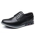 Per uomo Scarpe da ginnastica Oxford Scarpe derby Sneakers classiche Informale Formale Esterno Giornaliero Di pelle Traspirante Con lacci intrecciali Nero Marrone Estate