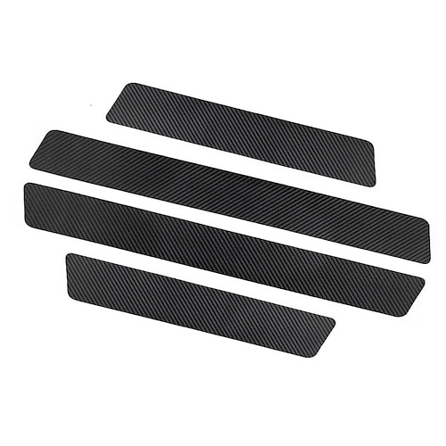 4 pezzi adesivi per porte auto universali davanzali antigraffio in fibra di carbonio adesivi per porte auto accessori per auto styling