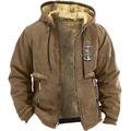 Per uomo Stampe Grafiche Timone Felpe con cappuccio Manica Lunga Felpe Con Cappuccio Quotidiano Casual Vacanza Ferie Autunno Inverno Nero Marrone Verde militare Abbigliamento progettista S M L XL