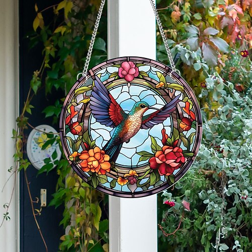 1 acchiappasole da appendere alla parete per uccelli per l'arredamento della casa e del giardino, perfetto per l'arredamento della casa
