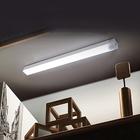 luce notturna a led sensore di movimento pir usb ricaricabile 10/20/30/50 cm armadio da cucina corridoio luci scale lampada da notte senza fili