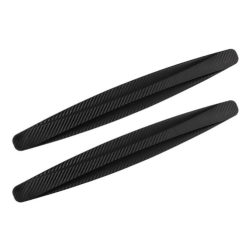 Starfire 2pcs protezione anti-collisione universale in gomma per auto anteriore e posteriore angolo paraurti labbro strisce antigraffio adesivo accessori per prodotti auto