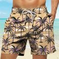 palma tropicale resort da uomo pantaloncini da surf stampati in 3D pantaloncini da bagno tasca con coulisse con fodera in rete comfort traspirante corto aloha stile hawaiano vacanza spiaggia dalla s
