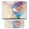 MacBook Custodia Compatibile con Macbook Air Pro 13.3 14 16.0 pollice Resistente Plastica Effetto marmo