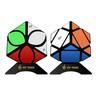 Speed Cube set di 2 cubi puzzle e qiqi skewb cube twisty puzzle smooth 3x3 bundle pack speedcubing con supporti bonus ottima idea regalo per adolescenti nero