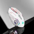 mouse wireless ricaricabile usb mouse da gioco silenzioso meccanico e-sport retroilluminazione pc gamer mouse mouse ottici per computer regalo per compleanno/pasqua/ragazzo/fidanzata