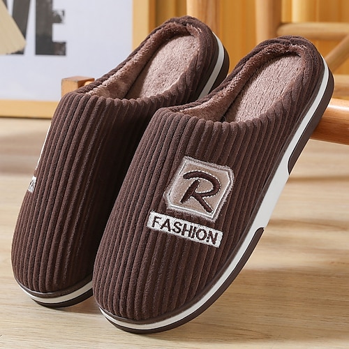 pantofole da interno comode da uomo con morbida fodera in peluche – calde pantofole da casa slip-on per il comfort invernale