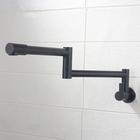 Rubinetto Cucina Solo Acqua Fredda Rubinetto Cucina In Acciaio Inox, Nero Spazzolato Lavello Pieghevole A Parete Rubinetto Cucina