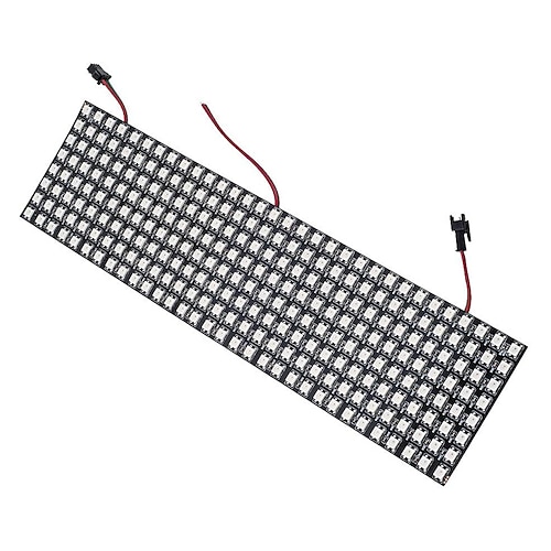 ws2812b rgbic 5050smd pannello a matrice di led 256 pixel indirizzabili individualmente display a led digitale programmabile pannello a matrice flessibile fpcb per arduino raspberry immagine video