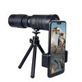 10-30040mm hd telescopio monoculare con adattatore per smartphone trasparente bak4 prisma lente fmc monoculare per star watching birdwatching caccia campeggio partita di calcio guardare accessori