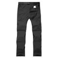 pantaloni da trekking da uomo pantaloni neri pantaloni convertibili/pantaloni con zip tinta unita estate all'aperto impermeabili traspiranti asciugatura rapida nylon traspiranti pantaloni/pantaloni convertibili pantaloni neri army