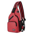 1 borsa a tracolla per zaino a tracolla con foro per auricolari zaino da viaggio zaini multifunzionali borsa da scuola posteriore, regalo di ritorno a scuola
