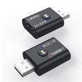 2 in 1 adattatore usb bluetooth 5.0 dongle ricevitore trasmettitore adattatore audio wireless stereo usb 3.5mm per cuffie desktop pc