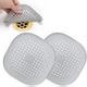 2pc scarico raccoglitore per capelli con ventosa resistente silicone quadrato coperchio di scarico per doccia anti-intasamento del lavandino copertura del pavimento scarico doccia filtro per uscita