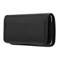 Custodia per telefono cellulare in nylon con clip da cintura, custodia da 4,7-6,8 pollici, marsupio