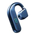 1pc lungo standby auricolare senza fili bluetooth display di alimentazione a led auricolare bluetooth con cancellazione del rumore auricolare senza fili gancio per l'orecchio sport controllo del