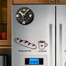 Orologi Da Parete Orologio Da Frigorifero Orologio Da Parete Magnetico Appeso Modello Caffè Orologio Da Frigo Orologio Da Parete