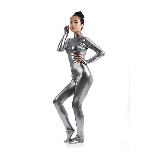 Zentai-Anzüge Cosplay Kostüm Catsuit Karnevalskostüm Ganzkörperanzug Herren Damen Sex Sexy Kostüm Einfarbig Elasthan Latex Kostüm für Halloween Erwachsene