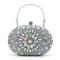 Luxuriöse Abendclutch aus blauem Kristall für Damen – Strass-Handtasche mit Griff für Hochzeiten, Partys und formelle Anlässe
