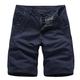 Herren Cargo Shorts Kurze Hosen Capri-Shorts Multi Pocket Glatt Komfort Draussen Wadenlänge Outdoor Täglich Ausgehen 100% Baumwolle Modisch Strassenmode Schwarz Armeegrün