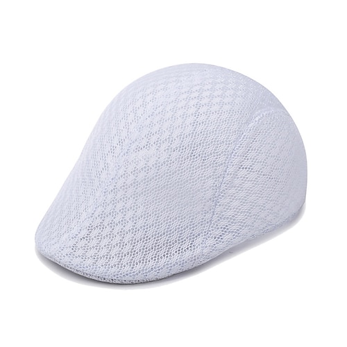 Herren Schiebermütze Schwarz Weiß Polyester Reise Strand Design Urlaub Strand Glatt Sonnenschutz Image