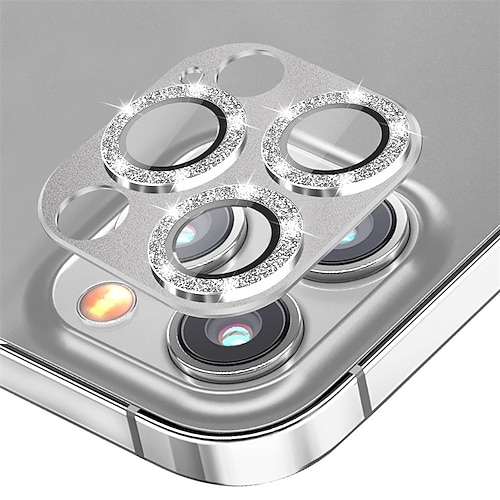[2 Pack] Kamera Schutzfolie Für Apple iPhone 16 iPhone 15 Pro Max Plus iPhone 14 Pro Max iPhone 13 Pro Max Gehärtetes Glas 9H Härte Diamant Glänzender Schein Kratzfest Image