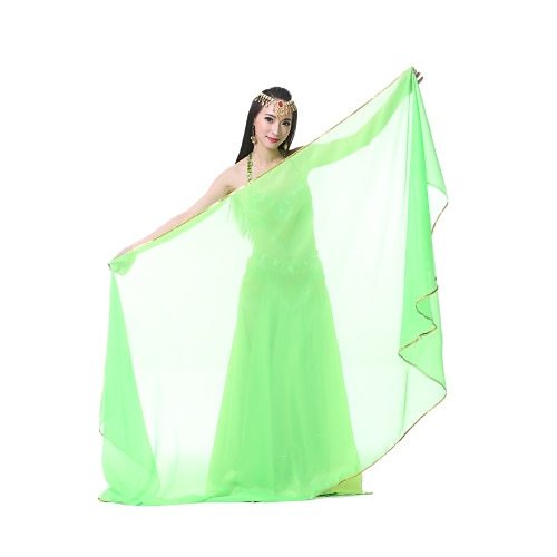 Bauchtanz-Accessoires, Schleier, Handschal, Performance-Chiffonschal, mehrfarbige Übungsrequisiten für Damen Image