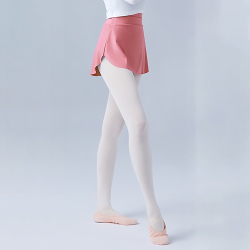 Ballett Sportkleidung Röcke Pure Farbe Farbaufsatz Damen Leistung Ausbildung Hoch Nylon Image