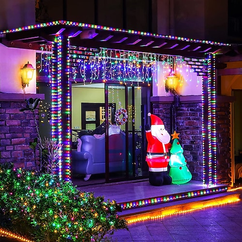 LED Feen Lichterkette Kupferdrahtlicht mit Fernbedienung Dimmbare Sternenlichter für Party Hochzeit Schlafzimmer Baum Stecker Image