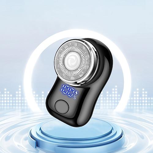 Elektrorasierer für Männer, Mini-Shave, tragbarer Elektrorasierer, tragbarer Nass- und Trockenrasierer im Taschenformat, wiederaufladbarer USB-Rasierer für Herren