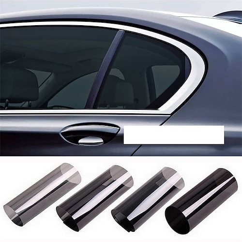 Starfire Auto schwarz Anti-Peep-Folie Fenster-Isolierfolie Rolle Auto Auto Home Fensterglas Sommer Solar UV-Schutzfolie