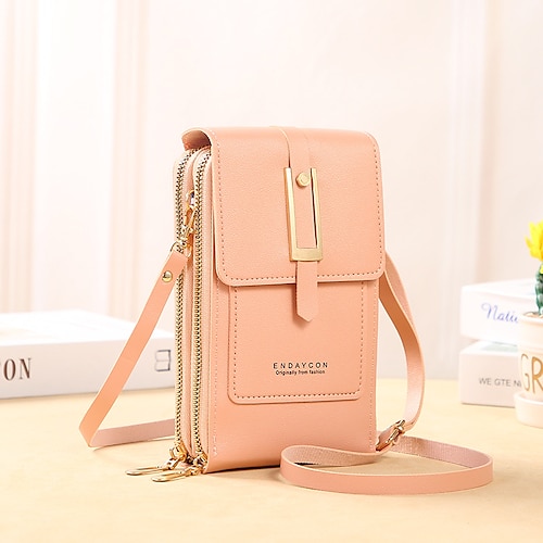 Damentaschen, weiche Leder-Geldbörsen, Touchscreen-Handy-Geldbörse, Umhängetasche, Schultergurt-Handtasche für Damen, günstige Damentaschen