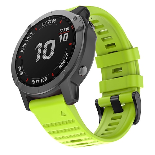 Uhrenarmband für Garmin Fenix 7 Pro 6 5 Plus Epix Pro 47mm Approach S70 47mm S62 S60 Forerunner 955 255 945 745 Instinct 2 Marq Descent Quatix 22mm Silikon Ersatz Gurt Schnellverschluss 22 mm Image