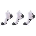 Herren 3 Pack Mehrfachpackungen Socken Ankle Socken Laufsport Socken Freizeitsocken Schwarz Weiß Farbe Farbblock Sport Natur Casual Täglich Grundlegend Mittel Frühling Herbst Modisch