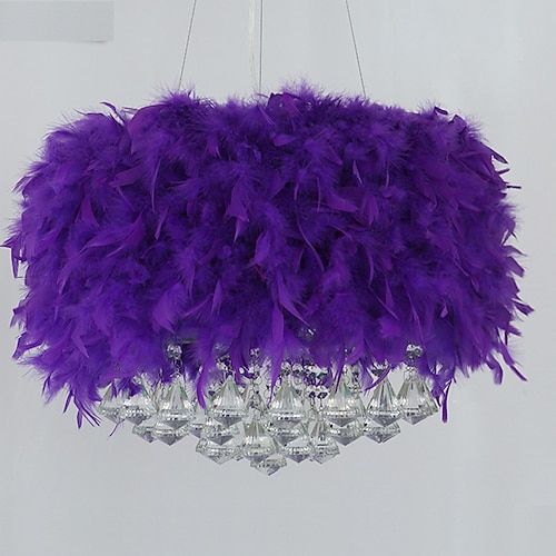 40/50 cm einzigartige Pendelleuchte LED-Design Kronleuchter Metallfeder galvanisiert zeitgenössisch modern 220-240V Image