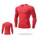 Herren Fitnessstudio-Shirt Kompressions-Shirt Fitness-Shirt Männer-Tops Zip Polo Rundhalsausschnitt Langarm Sport Natur Urlaub Ausgehen Casual Schnell Trocknend Schweißableitend Atmungsaktiv