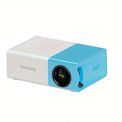 M100 Mini Mini Projector Home LED Portable 3D Projector HD LED Projektor Videoprojektor für Heimkino 320x240 20 lm Kompatibel mit HDMI USB Image