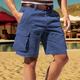 Herren Cargo Shorts Kurze Hosen Shorts Kurze Hosen Sommer-Shorts Multi Pocket Glatt Komfort Atmungsaktiv Kurz Casual Täglich Festtage Modisch Designer Schwarz Weiß