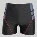 Herren Bademode Badehose Schwimmshorts Boxer-Badeshorts Sport Ausgehen Wochenende Atmungsaktiv Schnelltrocknend Laufen Bequem Patchwork Farbblock Knielänge Gymnastik Sportkleidung Gelb Rote