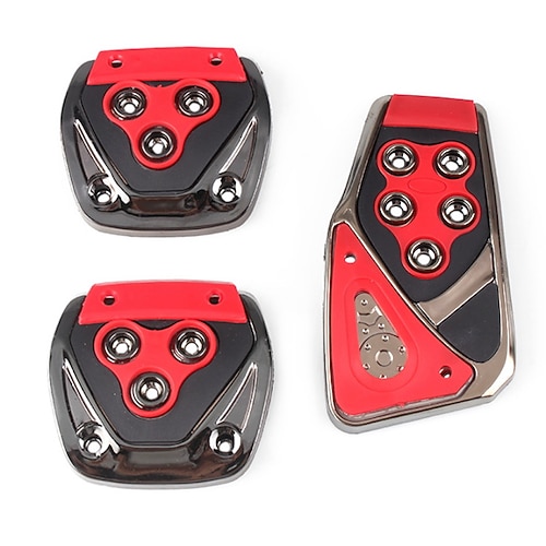 3-teiliges Universal-Anti-Rutsch-Pedal-Beschleuniger-Brems-Kupplungs-Fußstützen-Abdeckungsset für Auto mit Schaltgetriebe