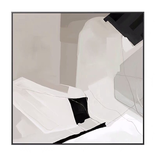 Ölgemälde handgemachte handgemalte Wandkunst minimalistische Kunst Wohnkultur Dekor gerollte Leinwand kein Rahmen ungedehnt Image